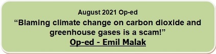 Emil Malak Op-ed | Climate Change Scam